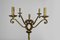 Mid-Century French Gilt Wrought Iron Floor Lamp, 1950s, Image 6