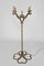 Mid-Century French Gilt Wrought Iron Floor Lamp, 1950s, Image 3