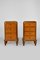 Art Deco Mahogany Nightstands, 1920s, Set of 2 1