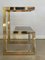 Tavolino placcato in oro di Belgo Chrome, anni '70, Immagine 1