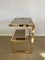 Gold Plated Side Table from Belgo Chrome, 1970s 6