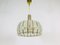 Lámpara de araña Mid-Century de latón de Emil Stejnar para Rupert Nikoll, años 60, Imagen 1