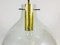 Mid-Century Brass and Ice Glass Pendant Lamp from Doria Leuchten, 1960s, Image 11