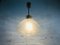 Lampe à Suspension Mid-Century en Laiton et Verre Givré de Doria Leuchten, 1960s 8