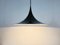Brown Round Pendant Lamp from Fog and Morup, 1970s, Image 4