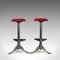 Vintage Victorian Style English Bar Stools, Set of 2 7