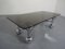 Space Age Italian Glass and Chrome Coffee Table, 1960s, Image 6