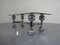 Space Age Italian Glass and Chrome Coffee Table, 1960s 12