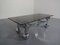 Space Age Italian Glass and Chrome Coffee Table, 1960s 7