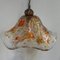 Vintage Glass Ceiling Lamp, 1970s 4