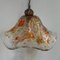 Vintage Glass Ceiling Lamp, 1970s, Image 4