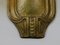 Antike Jugendstil Wandlampen aus Messing, 2 . Set 11