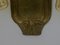 Antike Jugendstil Wandlampen aus Messing, 2 . Set 12