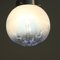 Lámpara de techo con lámpara de cristal de Murano de Mazzega, años 70, Imagen 2