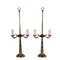 Vintage Italian Brass Table Lamps, Set of 2 1