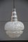 Italienische Deckenlampe aus Aluminium & Glas, 1960er 10