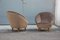 Velvet Lounge Chairs by Federico Munari, 1950s, Set of 2 9