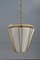 Italian Brass Ceiling Lamp, 1950s 1