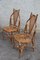 Bamboo Armchairs, 1950s, Set of 4 9