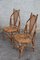 Bamboo Armchairs, 1950s, Set of 4, Image 9