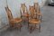Bamboo Armchairs, 1950s, Set of 4, Image 6