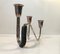 Danish Silver-Plated Candleholder by Carl F. Christiansen, 1950s, Image 3