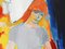 Retrato de una mujer joven pintando de TARIS, años 60, Imagen 1