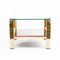 Golden Coffee Table from Belgo Chrom / Dewulf Selection, 1970s, Image 1