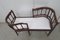 Antique Art Nouveau Mahogany Chaise Lounge 6