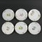 Vintage German Porcelain Dessert Plates, Set of 6 1