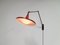 Dutch Adjustable Model Panama Red Wall Lamp by Wim Rietveld for Gispen, 1950s, Image 5