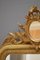 Espejo de pared de madera dorada, siglo XIX, Imagen 7