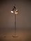 White-Polished Chromed Metal Floor Lamp from Koch & Lowy OMI, 1960s 2