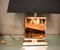 Vintage French Pink Gold and Brass Table Lamp from Maison Jansen, 1970s 9