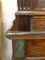 19th Century Georgian English Tropical Wood, Glass, and Green Marble Cupboard, Image 6