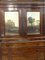 19th Century Georgian English Tropical Wood, Glass, and Green Marble Cupboard 5