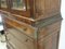 19th Century Georgian English Tropical Wood, Glass, and Green Marble Cupboard 7