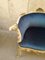 Antique Italian Blue Velvet Armchairs, Set of 2 4
