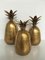 Brass Hollywood Regency Pineapple Ice Buckets, 1980s, Set of 3, Image 2