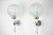 Vintage Art Deco Style Glass and Chrome Sconces, Set of 2 9