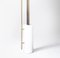 Brass, Marble, and Wedge Floor Lamp by Square In Circle 2