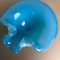 Mid-Century Light Blue Murano Glass Shell Bowl by Antonio da Ros for Cenedes Vetri 10