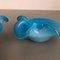 Mid-Century Light Blue Murano Glass Shell Bowl by Antonio da Ros for Cenedes Vetri 6