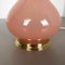 Mid-Century Italian Opaline Murano Glass Table Lamp from Cenedese Vetri, Image 9