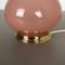 Mid-Century Italian Opaline Murano Glass Table Lamp from Cenedese Vetri 5