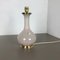 Mid-Century Italian Opaline Murano Glass Table Lamp from Cenedese Vetri, Image 14