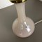 Mid-Century Italian Opaline Murano Glass Table Lamp from Cenedese Vetri 3