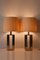 Lampade da tavolo Monumental bicolore, anni '70, set di 2, Immagine 4