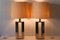 Lámparas de pie o de mesa Monumental bicolor, años 70. Juego de 2, Imagen 9