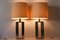 Monumental Bicolor Table or Floor Lamps, 1970s, Set of 2 3
